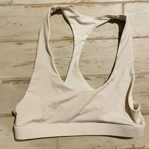 White bikini top size L